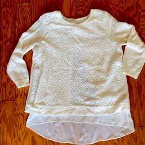 Lucky Brand quarter sleeve top